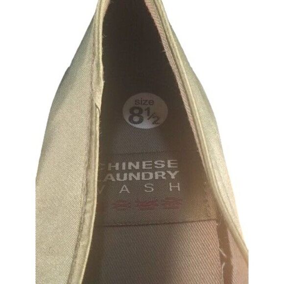 Chinese Laundry Wedge Women Sz 8.5 Olive Green Lace Up Boho Everyday‎ - Picture 4 of 7